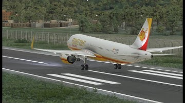RAINY LANDING AT THE WORLD