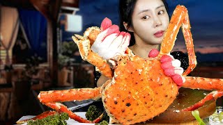 MUKBANG ASMR | Giant King Crab?! How to Eat King Crab Elegant? Seafood Eatingshow Realsound 아라 Ara
