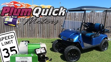 How To Convert EZGO TXT PDS TXT48 to AC Conversion | Navitas TAC 2.0 5KW 600A Motor & Controller