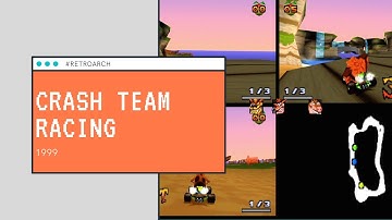 Crash Team Racing (1999) [PS1] - RetroArch with DuckStation