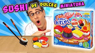 Hago SUSHI MINIATURA de DULCES JAPONESES | El Gallinero de Mike