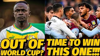 Mane Could Miss the World Cup | Chelsea & Spurs out of Carabao cup | United vs Aston Villa Preview