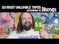 20 most valuable tapes according to discogs