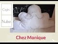 DIY para decorar: Tutoria de Cojin Nube Kawaii paso a paso y muy fácil