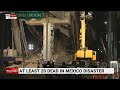 At least 20 people dead after train bridge collapses in Mexico City
