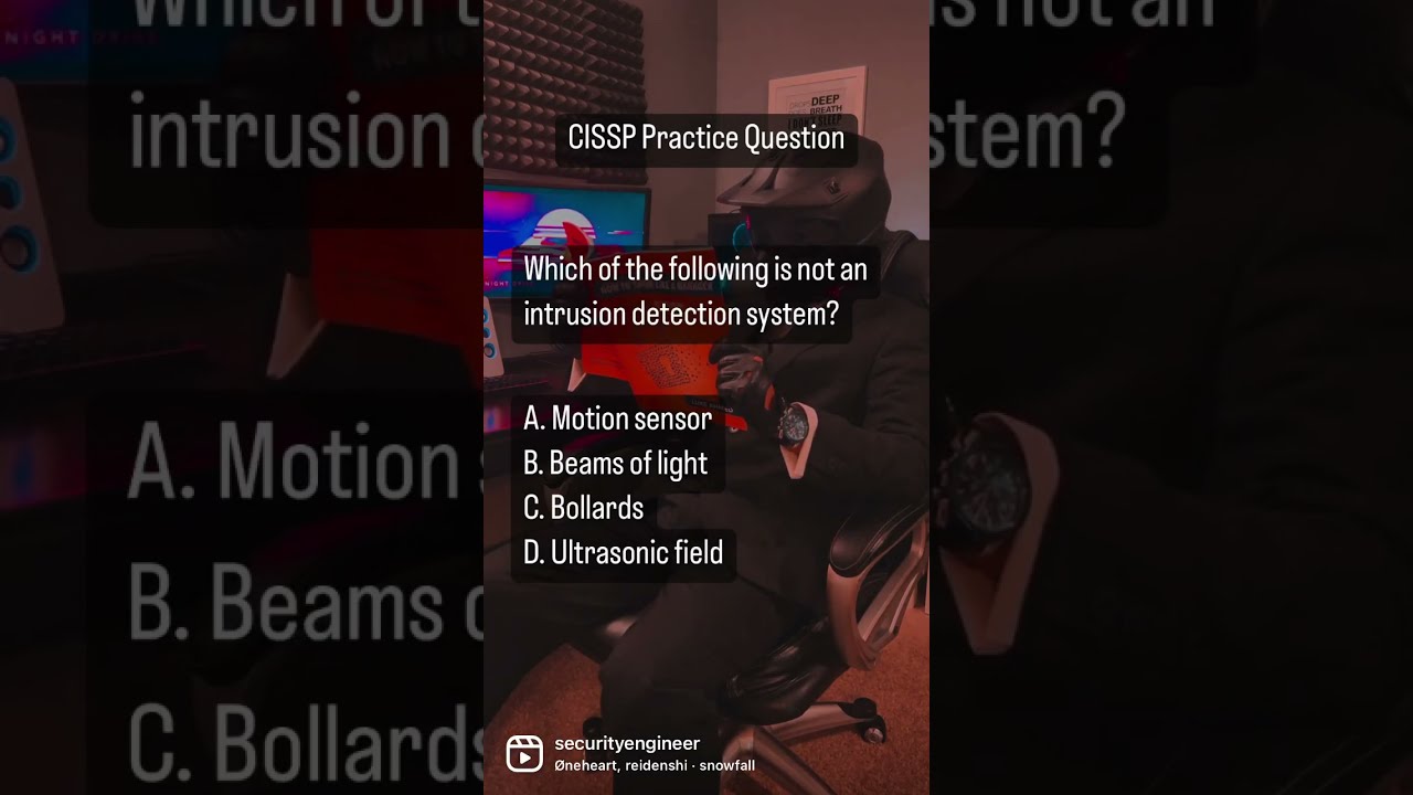 CISSP Practice Question IDS