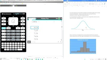 TI Nspire Normal Distributions