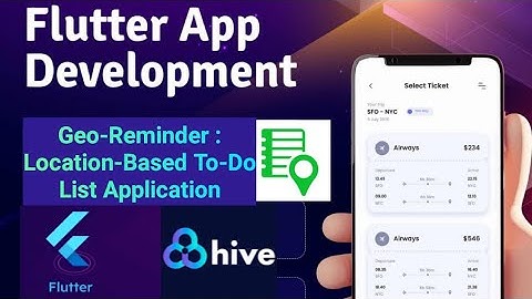 Geo-Reminder: Location-Based To-Do List Flutter Application