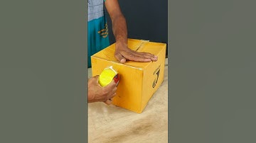 How to cut tape perfectly with no scissors #highlight #short #reels #tips #Tools #hacks #diy #tricks