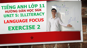 Tiếng Anh lớp 11 - Học SGK - Unit 5: Illiteracy - Language focus - Exercise 2