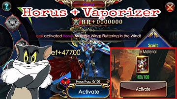 Legacy Of Discord : Activating Vaporizer (Mystic pet), Horus (Skywings)