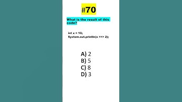 Quiz-70 #crackjavainterview #LearnJava #java #quiz #interview #coding #spring #tricks #programming