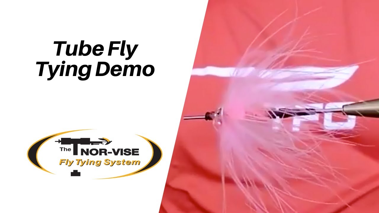 Tim Demonstrating The Norvise Tube Fly Tying Attachment - YouTube