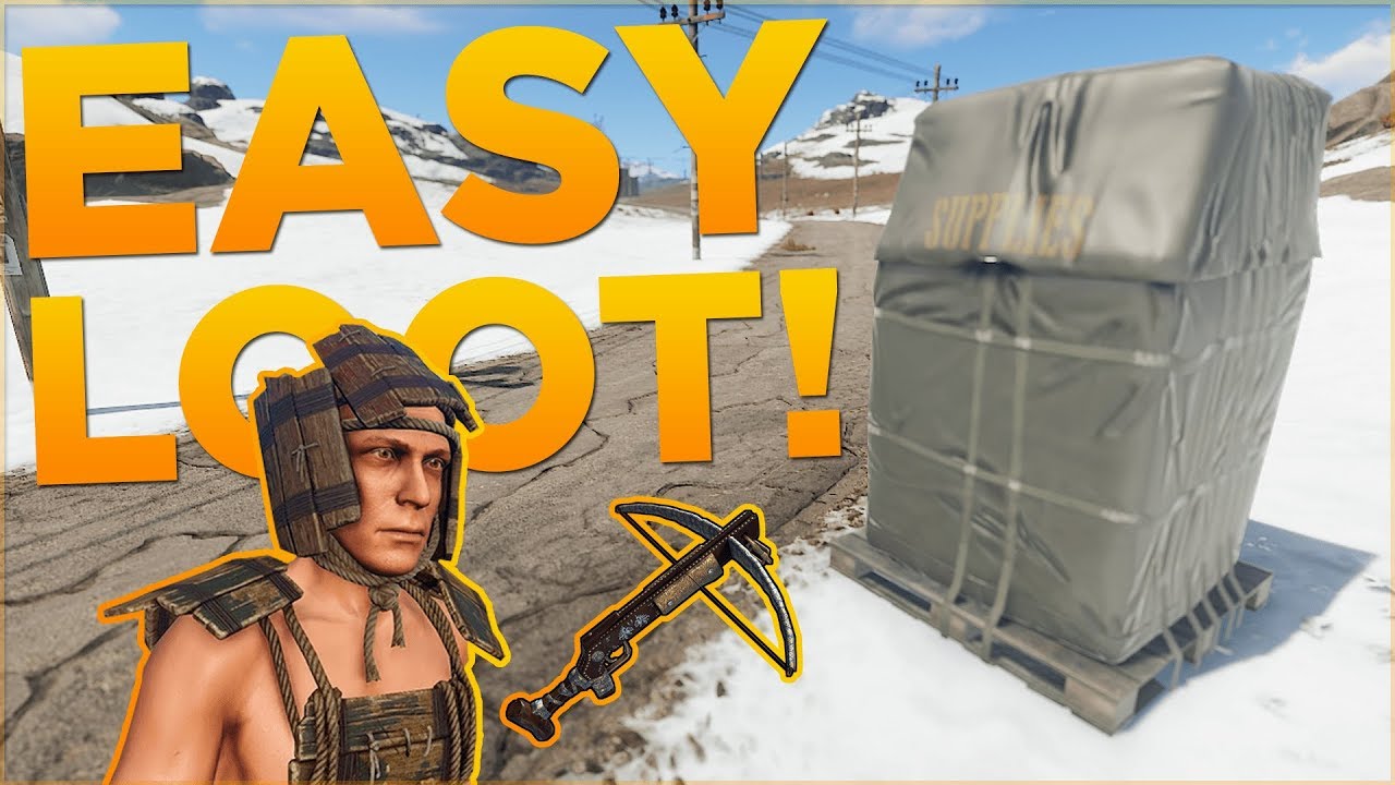 The EASY WAY to take an AIRDROP! - Rust DUO Survival Gameplay - YouTube