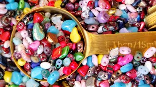 Mix All MATUBO Beads, Different Size and Shapes, Czech Glass