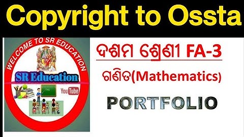 10th class FA3 Mathematics Protfolio 2022-23 || 10th Class FA-3 Mathematics answer key 2022