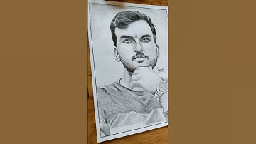 grid method Drawing 😱 || grid method Drawing with Normal pencil ✏️#shortsfeed #shortvideo #shorts