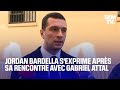 Jordan Bardella s'exprime après sa rencontre avec Gabriel Attal à Matignon image