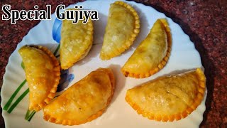 नरम मावा गुझिया बनाने की विधि - होली स्पेशल गुजिया mawa gujiya karanji recipe