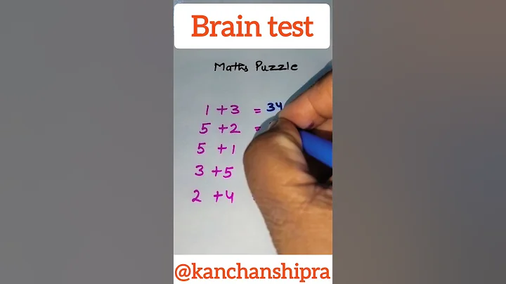 Brain test | maths puzzle #shorts #trending #youtubeshorts #viral #kanchanshipra #puzzle