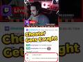 Streamer Exposed for Cheating in Real Time! #shorts #gaming #cheat