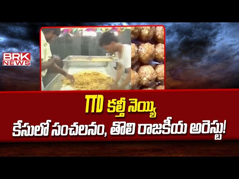 TTD కల్తీ నెయ్యి కేసులో సంచలనం, తొలి రాజకీయ అరెస్టు! | TTD Adulterated Ghee Supply Case | BRK NEWS - TV9