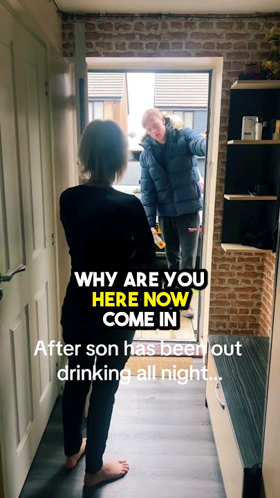 He caught her mom drunk after a night out! 🫢