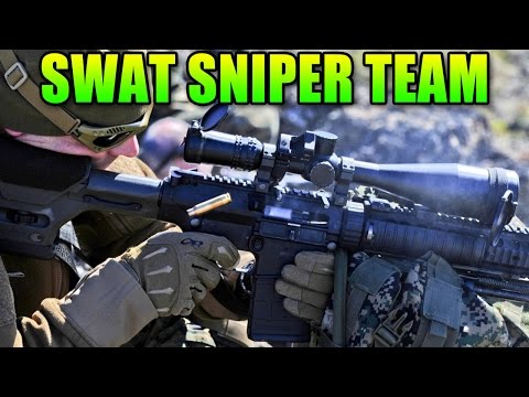 SWAT Sniper Team - Double Vision | Battlefield Hardline Bolt Action Gameplay