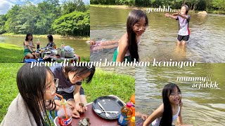 Mandi sungai sama cousin di bandukan keningau @alyslittlefamily