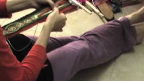 pebble weaving closeup