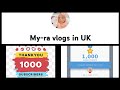 I hit 1k subscribermy 0 to 1k journeymyravlogsinuk