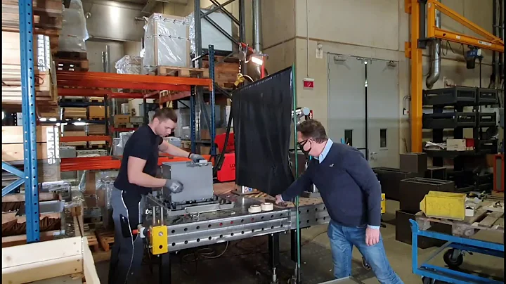 cobot welding two station