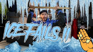 ICE Climbing Fails 2! (That was Close!)