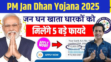 PMJDY Scheme 2025: PM Jan Dhan Zero Balance Account