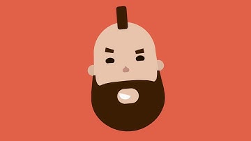 C4D & AI Speed Art | Flat face animation