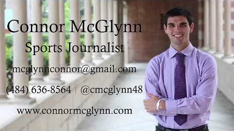 Connor McGlynn Sports Reporter/ Anchor Reel
