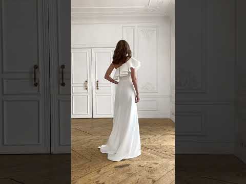 Ассиметричное свадебное платье | Asymmetrical Wedding Dress