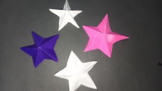 How to make simple & easy paper star |DIY Paper Craft ldeas, Videos & Tutorials.