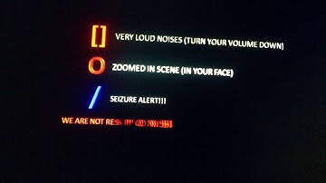 Loud Noises/ Zoomed In/ Seizure Warning