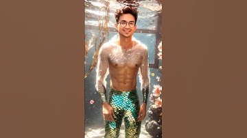 Turned Into a Mermaid Using AI! | Viral Mermaid Filter Video 🧜‍♀️ #Shorts