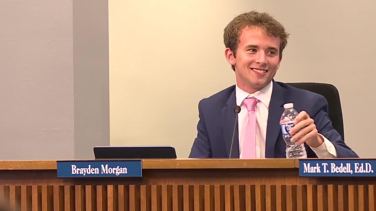 Glen Burnie student Brayden Morgan ends year as Anne Arundel County's voting school board member