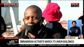#ZimbabweanLivesMatter | Zimbabwean activists march to Union Buildings: Trust Ndlovu