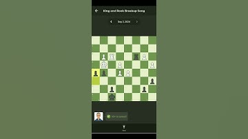 Knight and Rook breakup song. Chess Daily Puzzle 02/09/2024