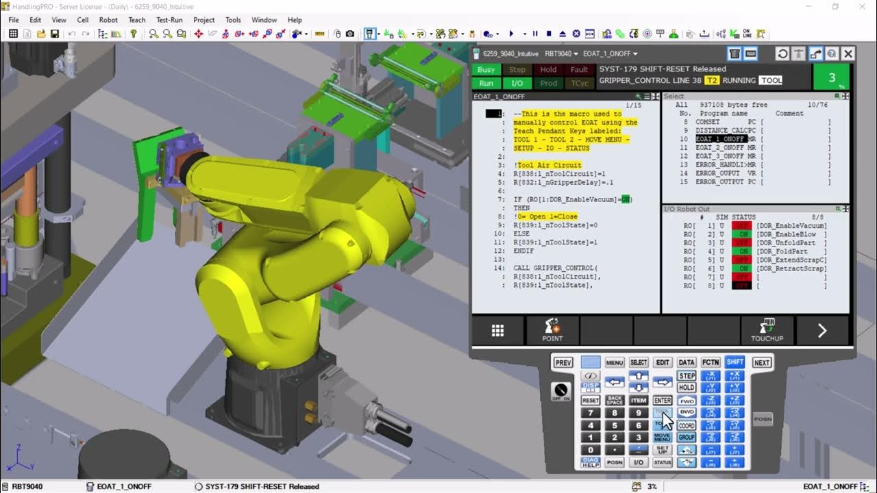 FANUC How to create IO MACROS for Teach Pendant control - YouTube
