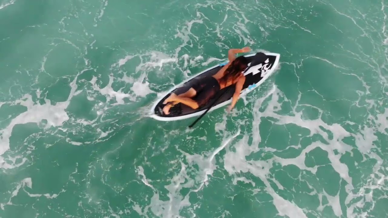 Oahu surfer at Barber's Point