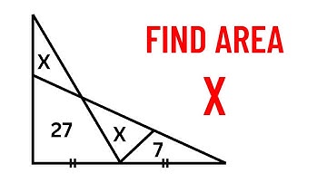 Find the Area X | Important Geometry And Algebra Skills Explained