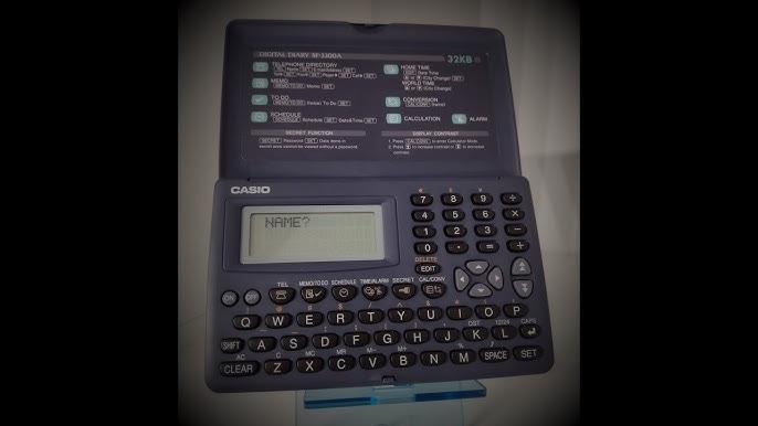 casio electronic organizer