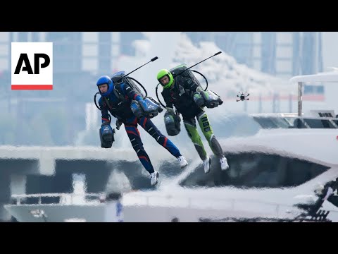 Dubai hosts its first-ever jet suit race