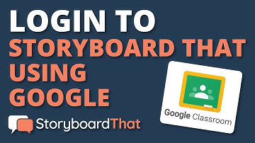 Login to Storyboard That and import classes using Google Classroom