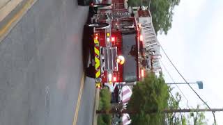 Rescue Engine 47 responding to odor investigation and Quint 46 responding to medical